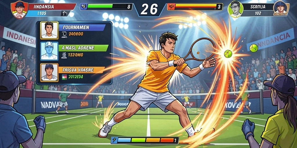 Menampilkan berbagai senjata dan item untuk meningkatkan gameplay.