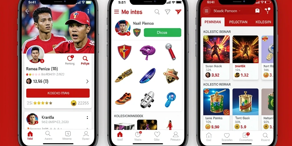 Mode kompetisi yang seru antar pemain.