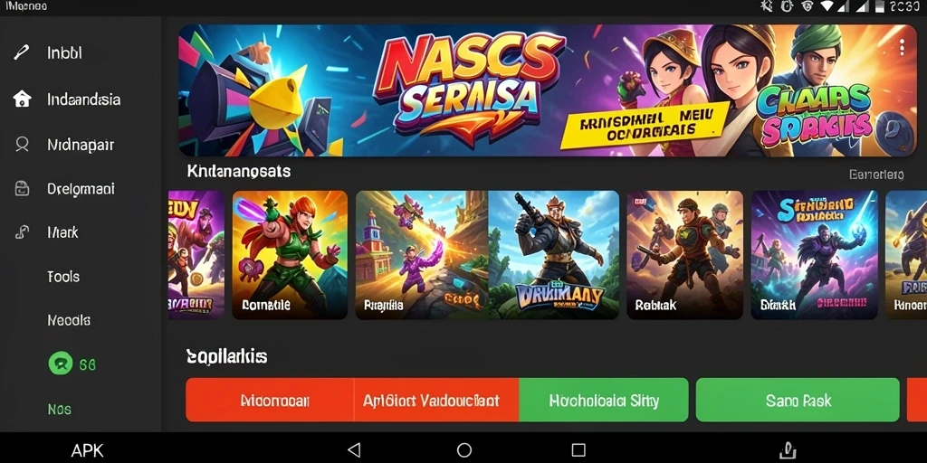 Screenshot memperlihatkan suasana permainan yang seru dan penuh tantangan.