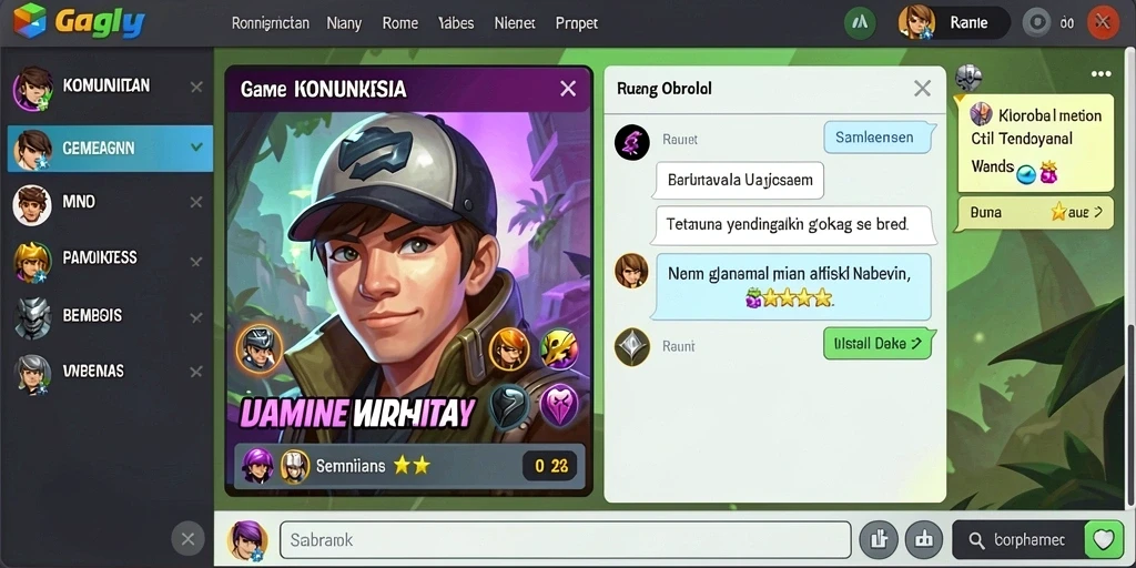 Pemain dapat melihat leaderboard dan pencapaian teman.