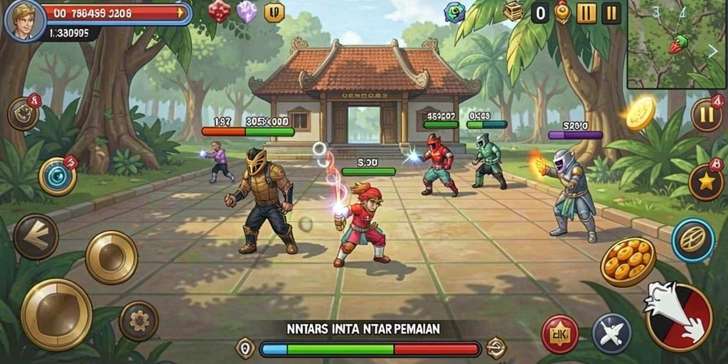 Komunitas aktif yang mendukung interaksi antar pemain.